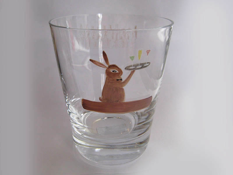 うさぎ　BAR trench　茶