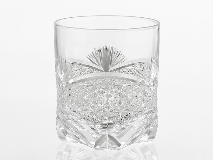 カガミ T429-2021 笹っ葉に菊つなぎ 紋 お取寄せになります グラス