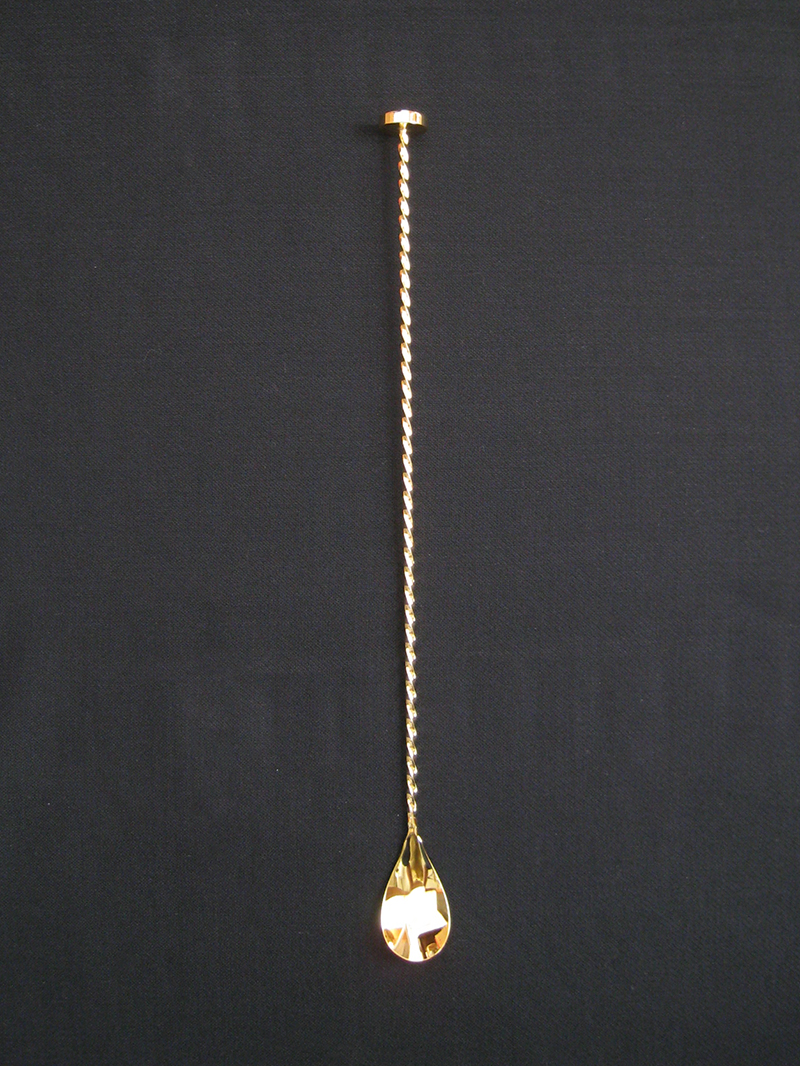 バースプーン31.5cm　+3.5回転増　メタル　金メッキ