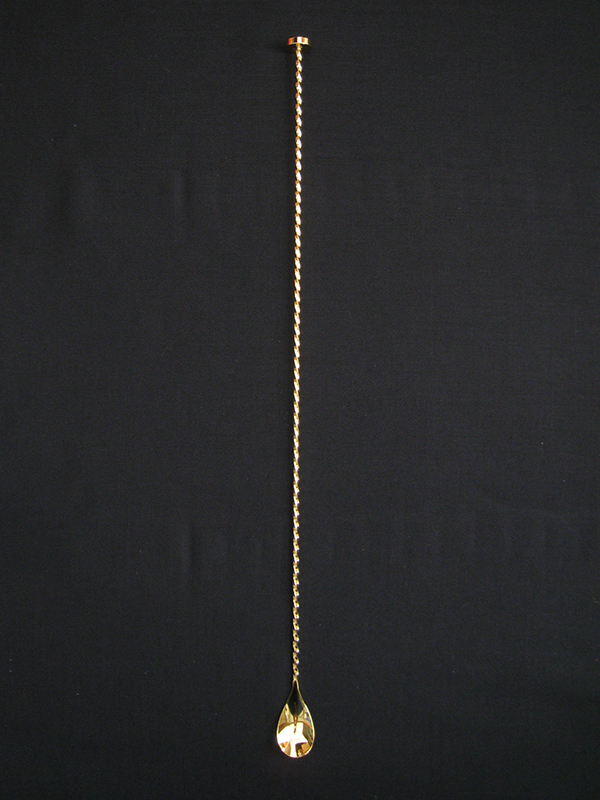 バースプーン40cm　+3.5回転増　メタル　金メッキ
