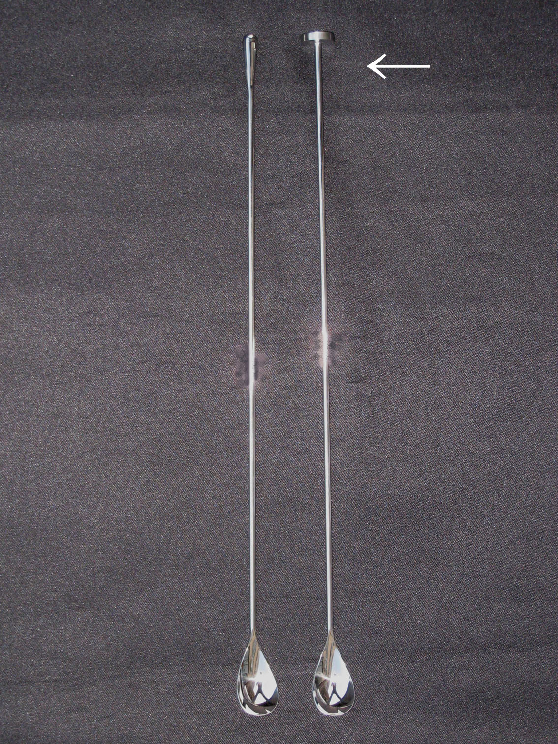 バースプーン　ストレート　メタル　４５ｃｍ