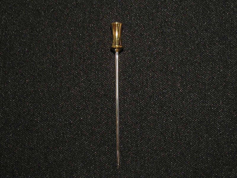 UK　金メッキ　オードブルピン　つづみ　80mm