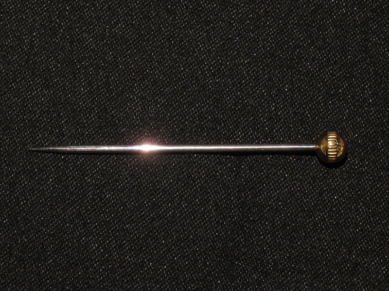UK　金メッキ　カクテルピン　プラム　100mm