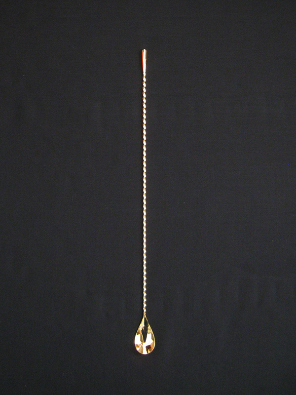 バースプーン36cm　+3.5回転増　しずく　金メッキ