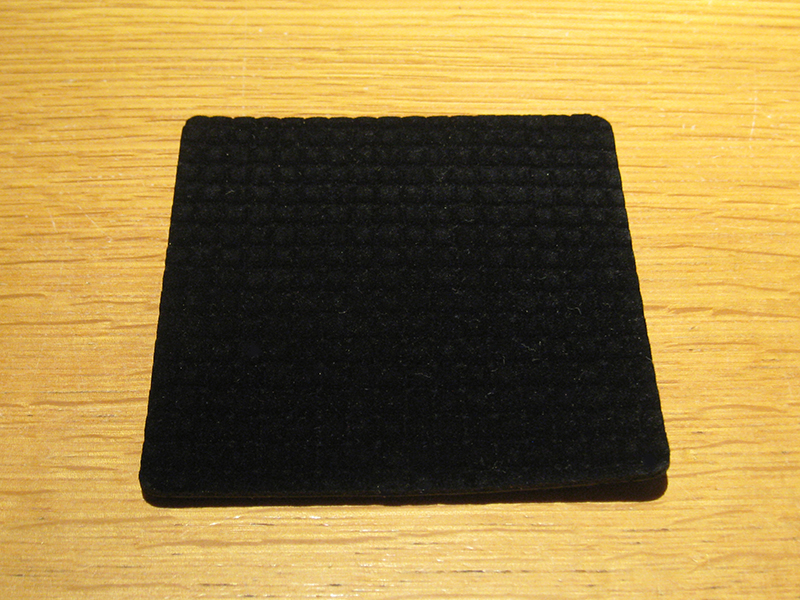 シンビ　スエードコースター　#330角  BK