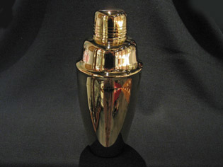 SW O型カクテルシェーカー 金メッキ 500ml グラスファクトリー創吉