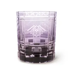 蔦屋重三郎グラス　（青紫）