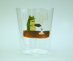 かえる,カエル,グラス