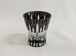 CA-Q1007B　ぐい呑切子 スモーク