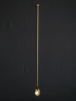 バースプーン40cm　+3.5回転増　メタル　金メッキ
