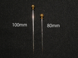 UK　金メッキ　カクテルピン　Eボール　100mm