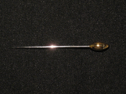 UK　金メッキ　カクテルピン　ライム　100mm