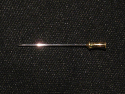 UK　金メッキ　カクテルピン　つづみ　100mm