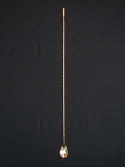 バースプーン50cm　+3.5回転増　しずく　金メッキ