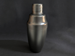 18-8　ブラスト　カクテルシェーカー　A BK/GD　500ml