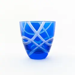 ぐい呑み結 金赤