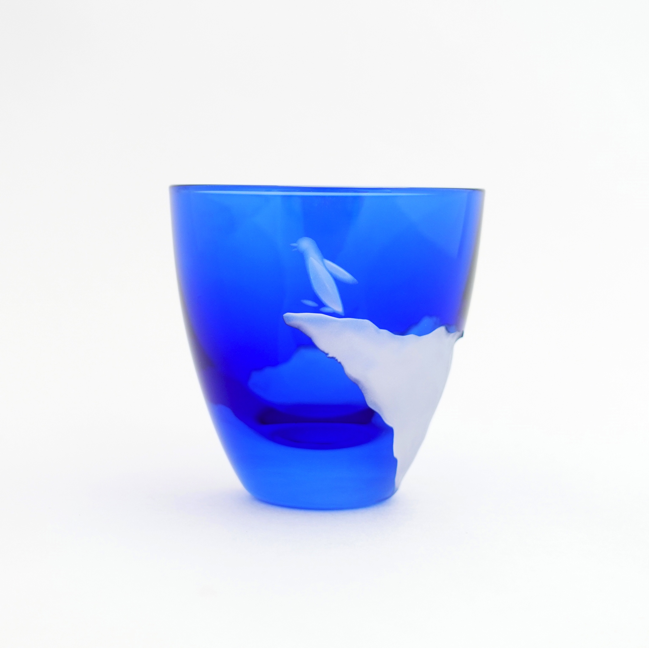 ペンギンクライム冷酒杯青藍