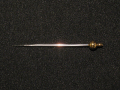 UK　金メッキ　カクテルピン　かんざし　100mm
