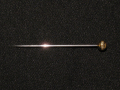 UK　金メッキ　カクテルピン　プラム　100mm