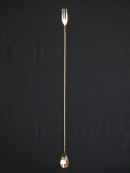 バースプーン50cm　ツイスト+3.5回転増　金メッキ