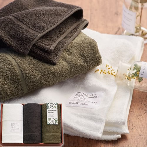 送料無料】サステナブルオーガニック オーガニックタオルセット（64790）