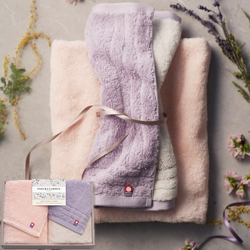 今治SAKURA GARDEN サクラガーデン 日本製 愛媛今治 タオルセット(65040)