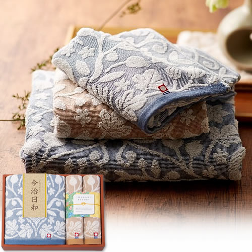 送料無料】今治日和 いまばりびより 日本製 愛媛今治 タオルセット(66740)