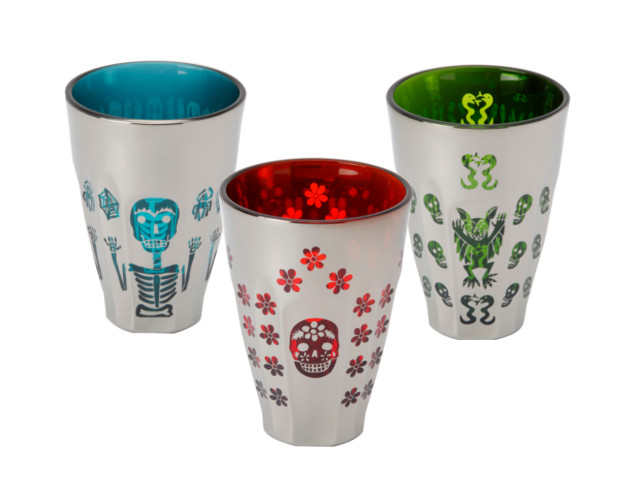 ガラスにチタンコーティングを施し光の反射と透過を楽しむ　BLACKMETAL WARE (ブラックメタルウェア)