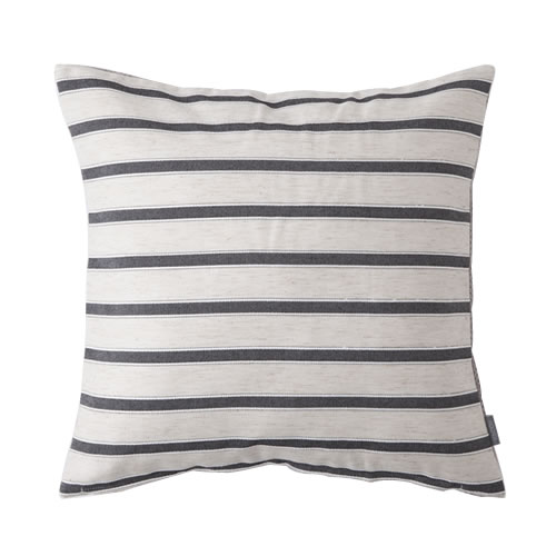 TOMARU CUSHION COVER（トマルクッションカバー） ブラックボーダー