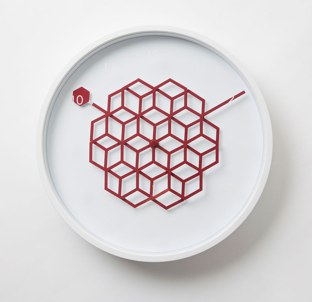 Tangle Clock ハニーレッド