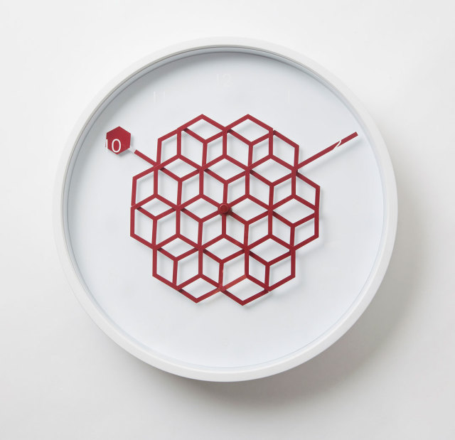 Tangle Clock ハニーレッド