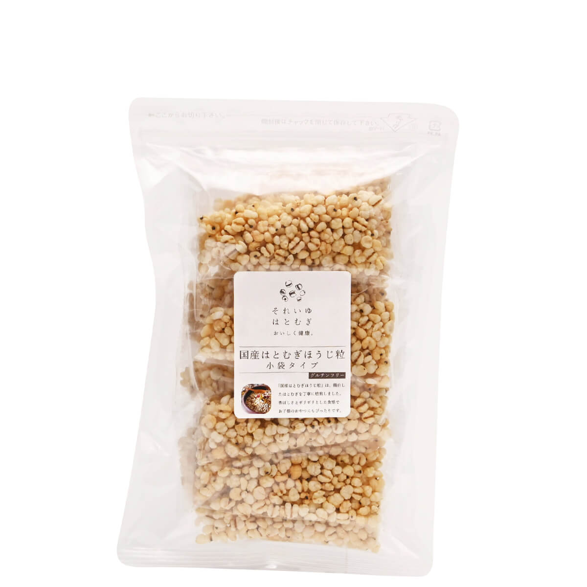 国産はとむぎほうじ粒<br>小袋タイプ