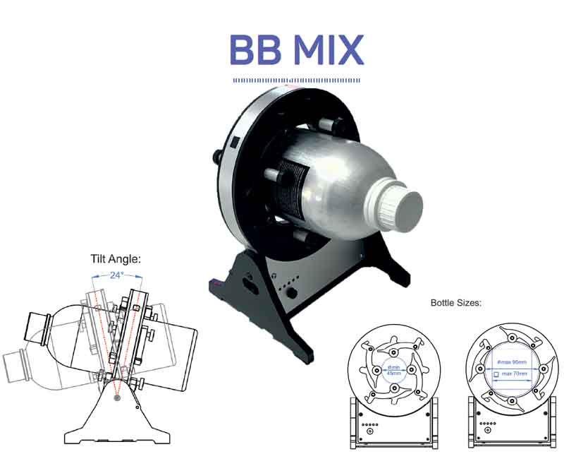 業務用グレード　Meccatronicore/メカトロニクス・コア レジンボトルミキサー【正規販売代理店】