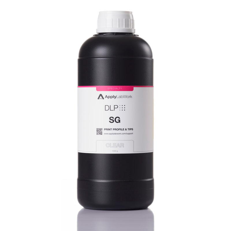 ApplyLabWork DLP/LCD光造形 3Dプリンター（MLSA (open system), ASIGA, SprintRay Form4B用) SG クリア（SG Clear） 1Kg