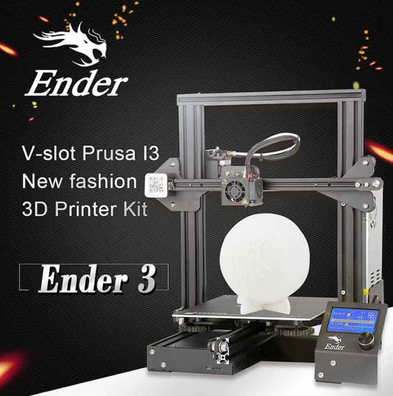 Creality3D Ender3  3Dプリンター （プラットフォームステッカー、 ブランド電源） Creality 3D DIY プリンターキット 未組立 高精度印刷 停電回復機能 最大印刷サイズ 220 * 220 * 250mm