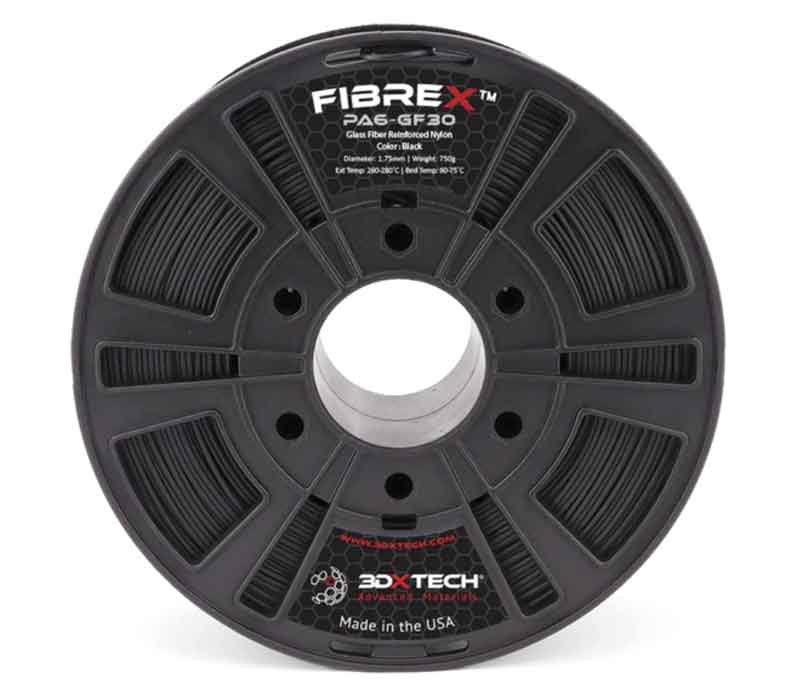 3DXTECH　FIBREX™ Nylon PA6+GF30フィラメント 　750g