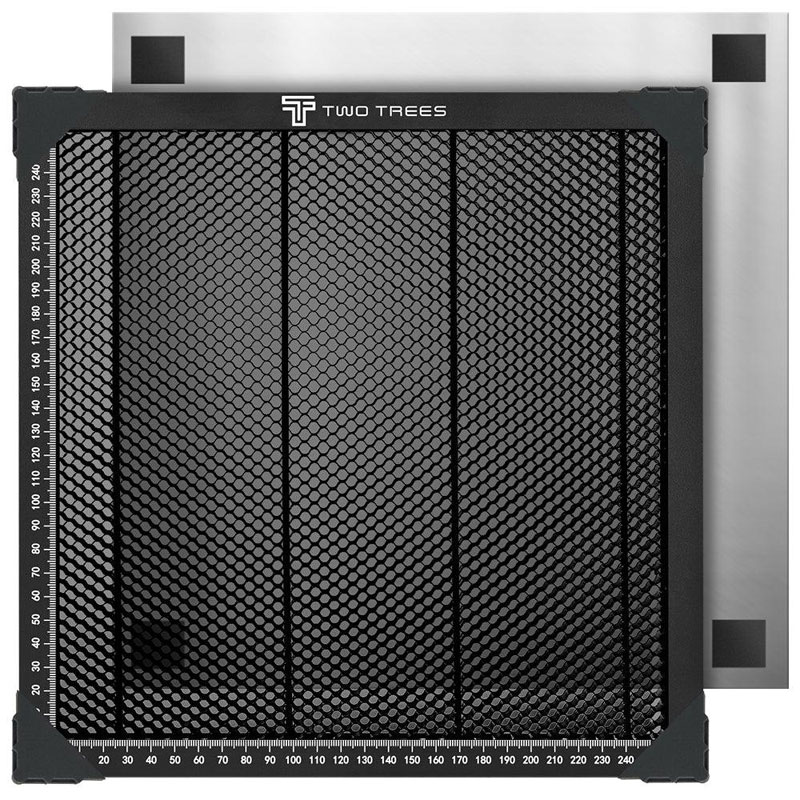 Twotrees アルミニウムレーザーカッティングハニカムワークベンチテーブル500 x 500mm