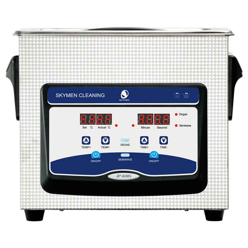 Skymen 超音波洗浄機 ステンレス鋼 デジタル制御3.2L 120W 40kHz JP-020S【正規販売代理店】