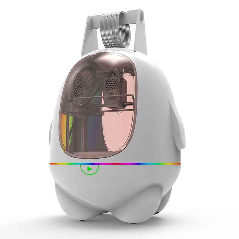 簡単！きれいな造形です！かわいい ペンギンボディでお子様教育に！EasyThreed/エージースリーディー　  K5 ３Ｄプリンター 本体【正規販売代理店】