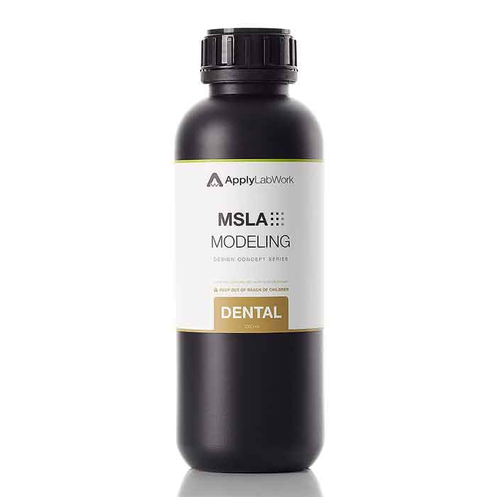 ApplyLabWork LCD光造形 3Dプリンター（MSLA  LCD PrintersI用) モデリングレジン（ModelingDental） 1Kg