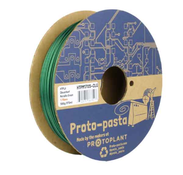 プロトパスタ　ＨＴPLA樹脂フィラメント　グリーンメタリック500g　(Cloverleaf_Metallic_Green 　HTPLA）