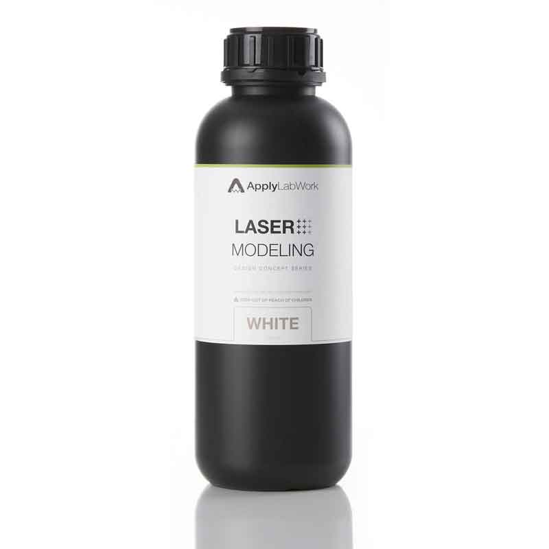 ApplyLabWork SLA光造形 3Dプリンター(Form2/Form3/MOAI用) モデリングレジン（Modeling White） 1Kg