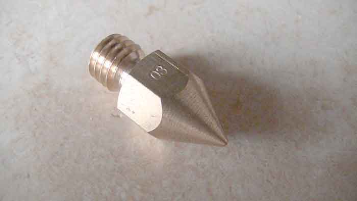 ZMorph VXマルチツール3Dプリンター用ノズル0.3mm/1.75mm