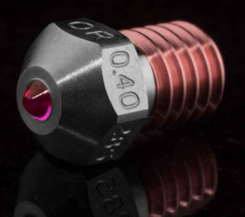 3DVerkstan Olsson Ruby Nozzle | 3Dヴァーグスタン社 オルソン ルビー High Temp（HT）E3D V4/V5/V6ノズル