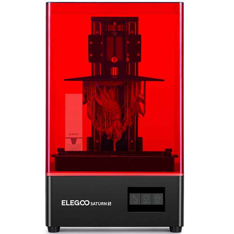 ELEGOO Saturn S  MSLA 3Dプリンタ  9.1インチ 4KモノクロLCD オフラインプリント 印刷サイズ196x122x210mmモノクロLCD 3Dプリンター【正規販売代理店】