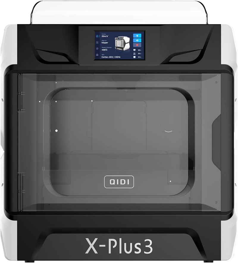 QIDI TECHNOLOGY/チーディーテクノロジー 大型インテリジェントインダストリアルグレード3Dプリンター新モデル：X-PLUS3 3Dプリンター フルアップグレード、600mm/s 産業グレード高速3Dプリンター、加速度20000mm/s2、65℃独立加熱チャンバー、CoreXY&Klipper