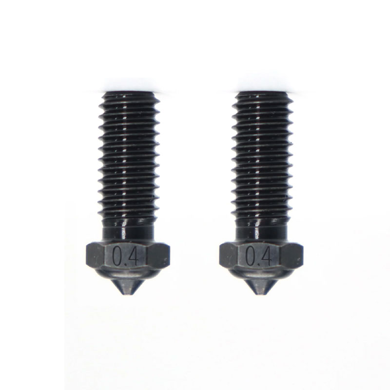 QIDI TECHNOLOGY/チーディーテクノロジー Q1-Pro/X-Max 3/X-Plus 3/X-Smart 3 硬化鋼ノズル (2 個)