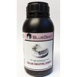 BlueCast  ブルーデンタルキャスト  LCD/DLP  レジン　光造形monoLCD/DLP 3Dプリンター用 ( Anycubic mono/monose/monoX、Zortrax、Phrozen、 Elegoo、などのmonoLCDプリンター） BlueCast  BLUE DENTAL CAST LCD/DLP 0.5 kg