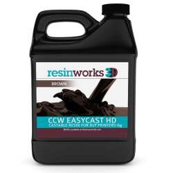 resinworks3D　CCW EasyCast HD レジン-ブラウン– DLP1Kg　DLP光造形 3Dプリンター用 (MiiCraft、B9Creator v1.2、Asiga、MakeX、Solusおよびその他のDLPベース）CCW EasyCast HD DLP-Brown
