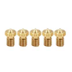 aimsoar　ブラスノズルE3D 0.2mm/0.3mm/0.4mm/0.5mm　am001